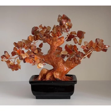 Karneol bonsai alakú életfa